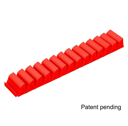 ERNST 5601M 13 Tool Magnetic Screwdriver Pro Tool Organizer- Red