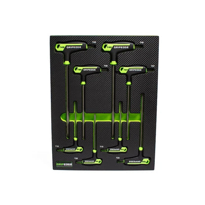 GRIPEDGE PHM8S PHS9S SAE + Metric HEX T-Handle Driver Set + PST8S RPT Star Set