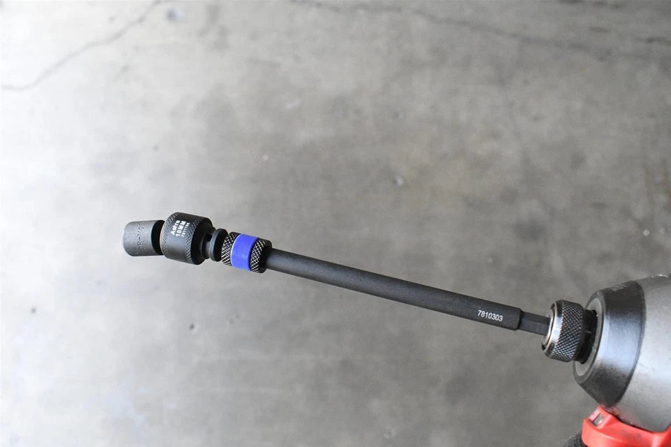 Astro Tools 78111 12pc 1/4" Square & Hex Drive Magnetic Universal 6pt Impact Socket Set for Impact Wrenches & Drivers