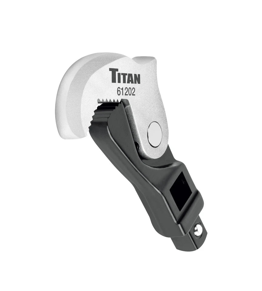 Titan Tools 61202 1/2" Drive Auto-Flex Spring-Loaded Crowfoot Wrench