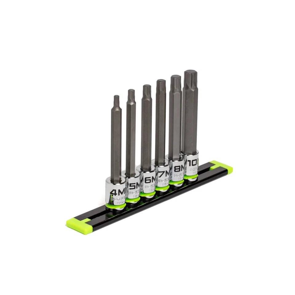 Grip Edge RPT HEX Driver Set 3/8" Dr Metric & SAE + 2 Free Long 1/4" Dr Sets