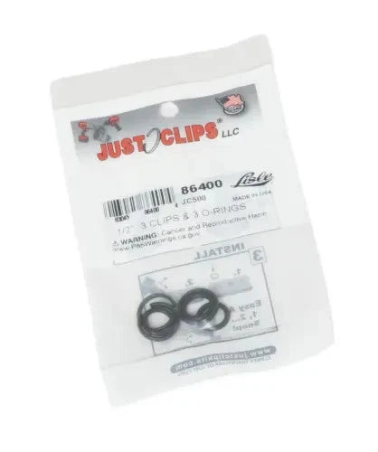Lisle 86400 JC500 1/2" 3 Clips & 3 O-Rings Set