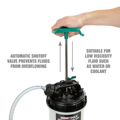 OEMTOOLS 24938 Pneumatic & Manual Fluid Extractor - 2.5 Gallon (9.5L)