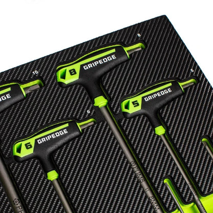 GRIPEDGE PHM8S PHS9S SAE + Metric HEX T-Handle Driver Set + PST8S RPT Star Set