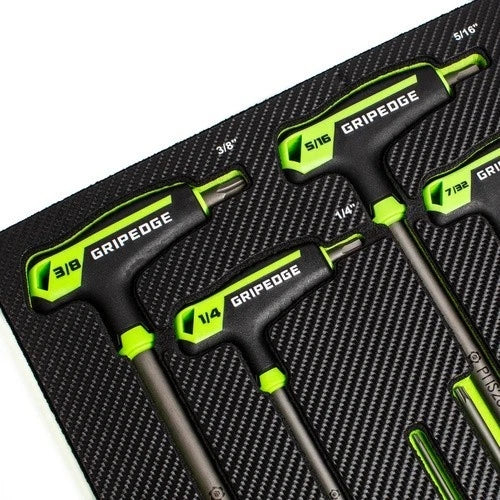 GRIPEDGE PHS9S RPT Hex T-Handle Driver Set - 9-Pc SAE