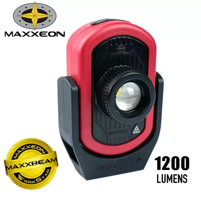 Maxxeon MXN00900 Workstar 1200 Lumen Led Maxxbeam Rechargeable Work