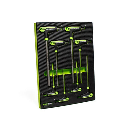 GRIPEDGE PHM8S PHS9S SAE + Metric HEX T-Handle Driver Set + PST8S RPT Star Set