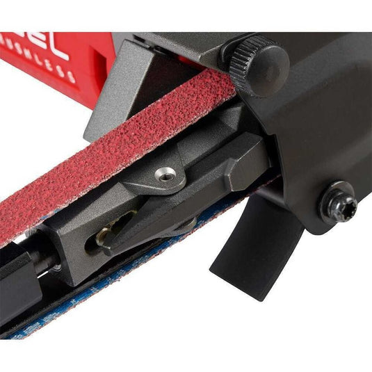 Milwaukee 2483-20 M12 FUEL 3/8 x 13" Bandfile Reversible Belt Sander + Battery