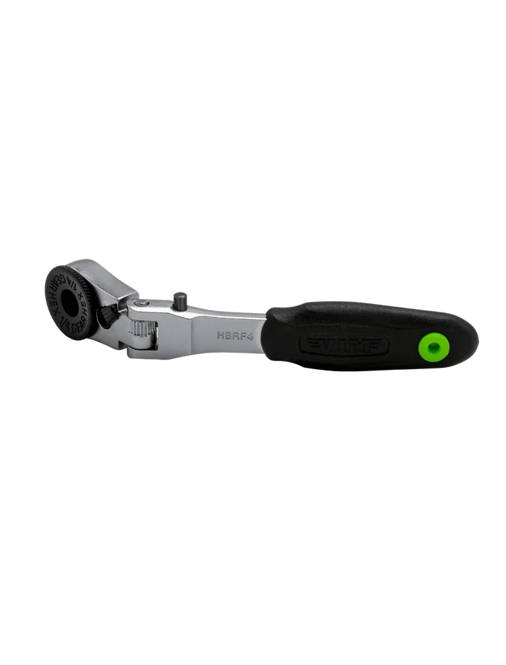 VIM Tools HBRF4 1/4 Inch Hex Locking Flex Head Micro Bit Ratchet
