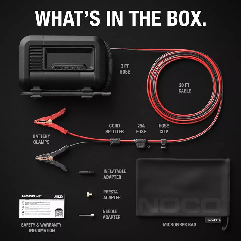 Load image into Gallery viewer, NOCO AIR20 UltraFast 20A 100 PSI 12V Portable Tire Inflator and Air Compressor
