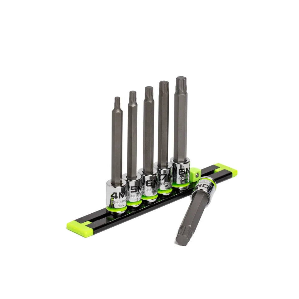 Grip Edge RPT HEX Driver Set 3/8" Dr Metric & SAE + 2 Free Long 1/4" Dr Sets