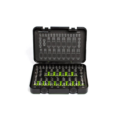 GripEdge Master RPT Hex Bit Allen Socket 38pc + Metric & SAE Hex Driver Set