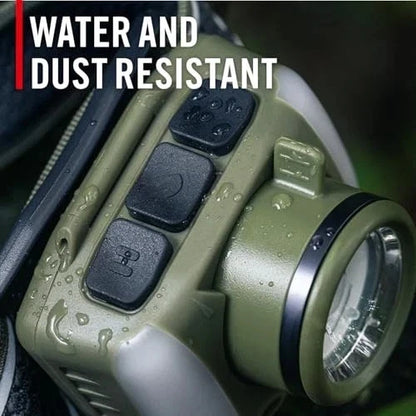Coast 31299 FL95R 1250 Lumen Rechargeable Plus LED Headlamp Green Red Area Light Mode