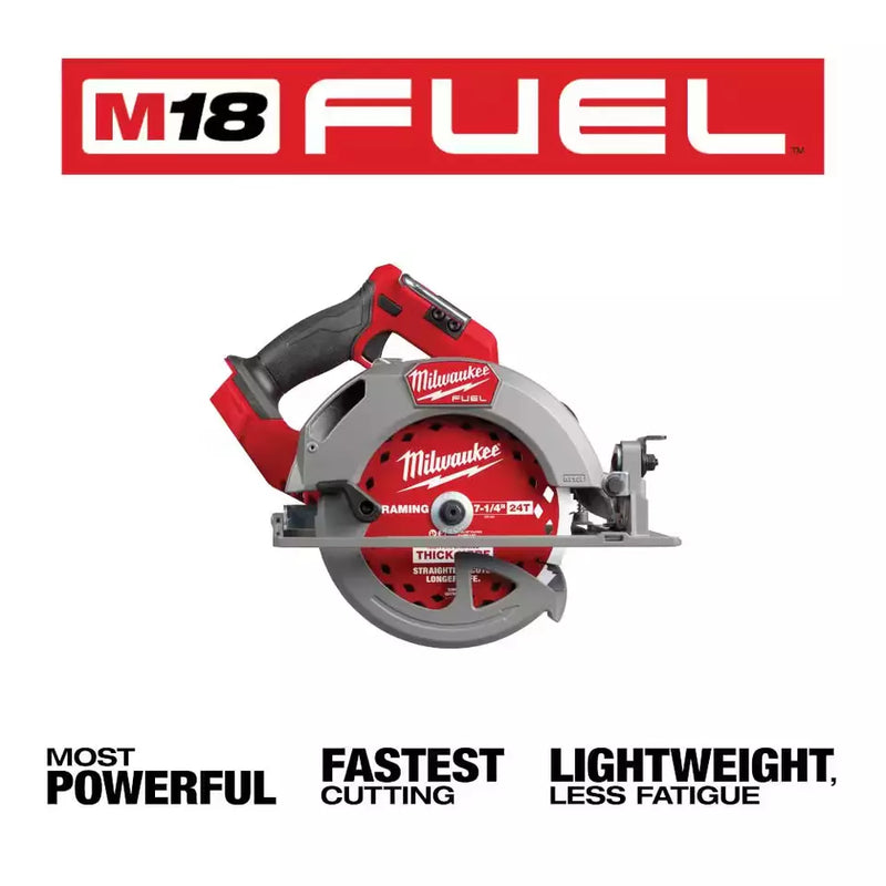 Load image into Gallery viewer, Milwaukee 2834-20 M18 Fuel 7-1/4 Inch Circular Saw + XC8ah FORGE Battery
