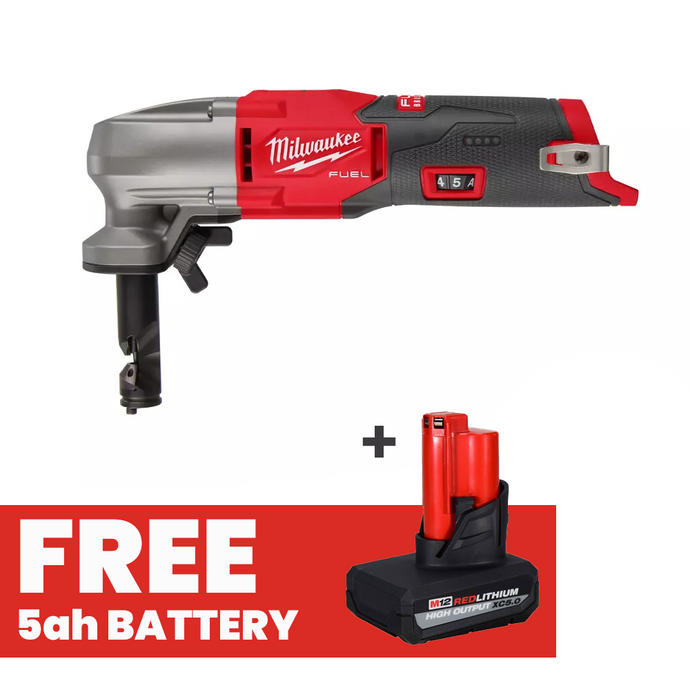 Milwaukee 2476-20 M12 FUEL 16 Gauge Variable Speed Nibbler + 4.0 Battery