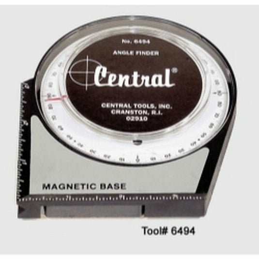 Central 6494A Angle Finder with Magnetic Base