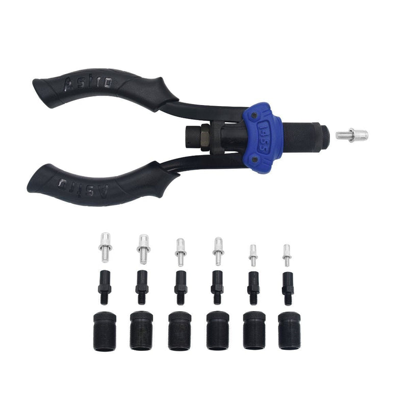 Load image into Gallery viewer, Astro Pneumatic 1455 Hand Rivet Stud Setter Kit (SAE &amp; Metric)
