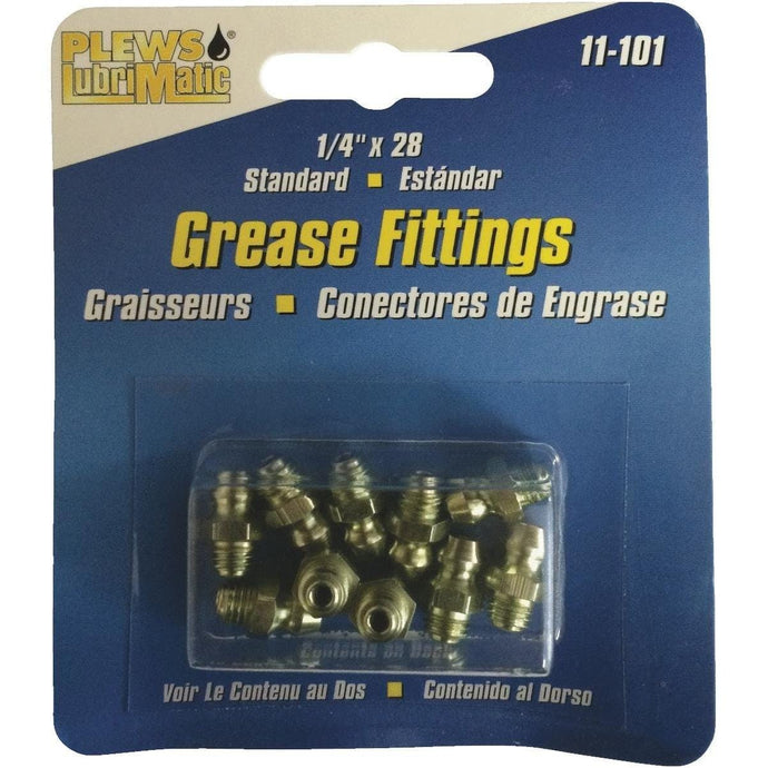 Guardian G640 6mm Straight Grease Fittings - 10 Pack