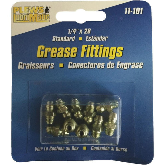 Guardian G640 6mm Straight Grease Fittings - 10 Pack