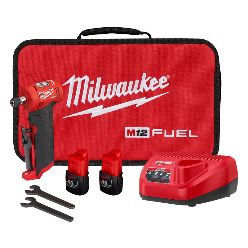 Load image into Gallery viewer, Milwaukee 2485-22 M12 Fuel 1/4&quot; Right Angle Die Grinder Kit
