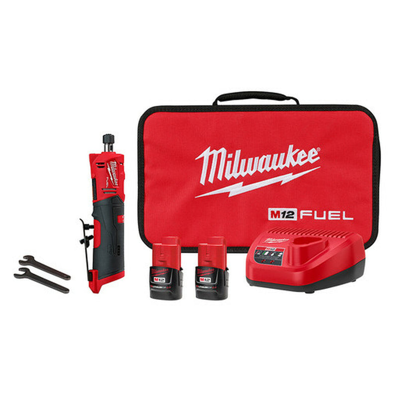 Load image into Gallery viewer, Milwaukee 2486-22 M12 Fuel 1/4&quot; Straight Die Grinder Kit
