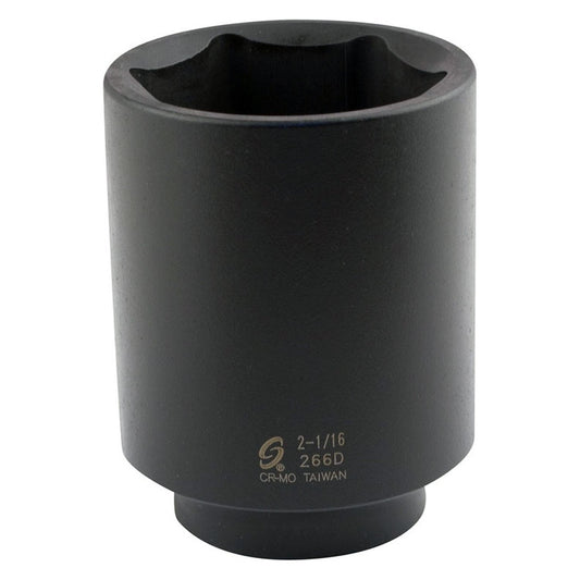 Sunex 266D 1/2" Drive 6 Point 2-1/16" Deep Impact Socket
