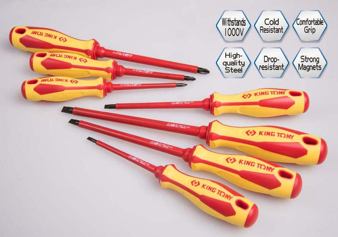 KT Pro 30617MR 7pc Insulated Screwdriver Set