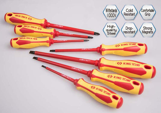 KT Pro 30617MR 7pc Insulated Screwdriver Set