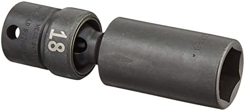 SK Hand Tools 33388 3/8" Dr. 18mm 6pt Deep Swivel Metric Impact Socket