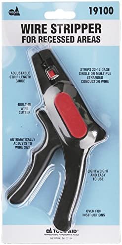 S & G Tool-Aid 19100 Self-Adjusting Wire Stripper & Cutter for Recessed Areas