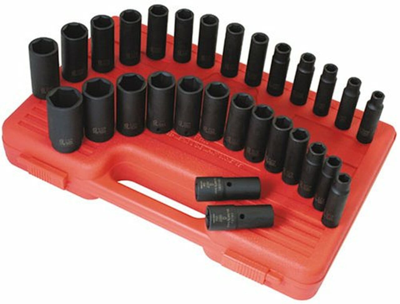 Sunex 5153DD 29pc 1/2" Drive SAE & Metric Deep Impact Socket Set