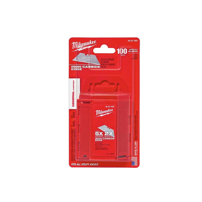 Milwaukee 48-22-1900 100pc General Purpose Utility Blade Dispenser