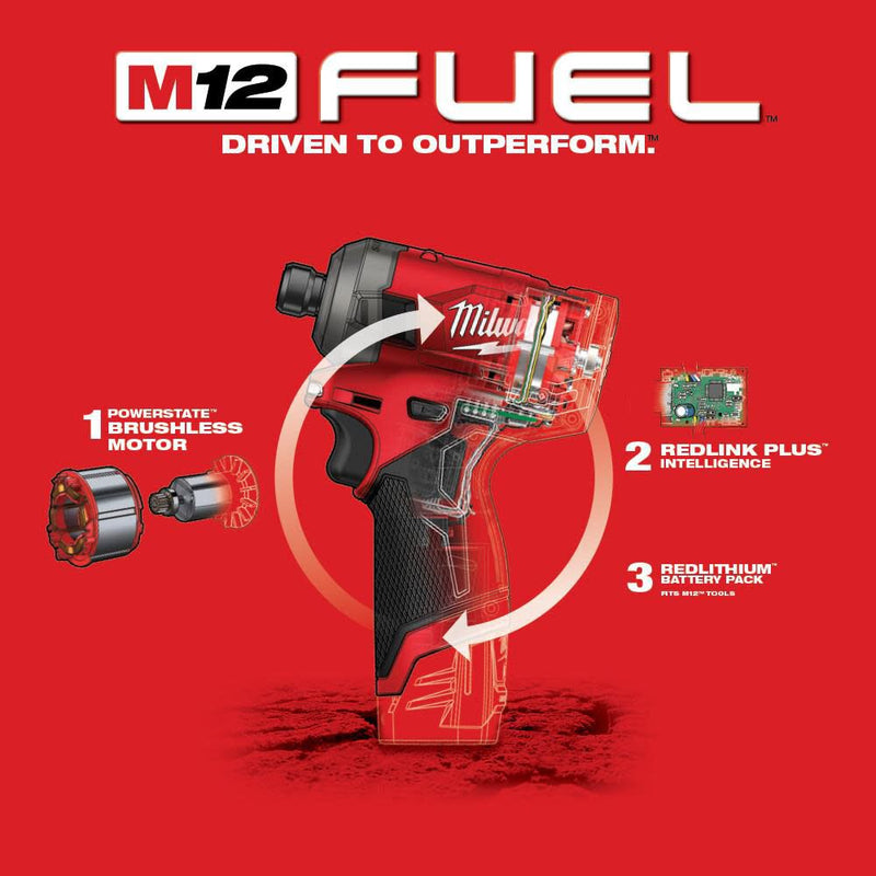 Load image into Gallery viewer, Milwaukee 2551-20 M12 Impact Driver 1/4&quot; Hex Hydraulic TOOL ONLY
