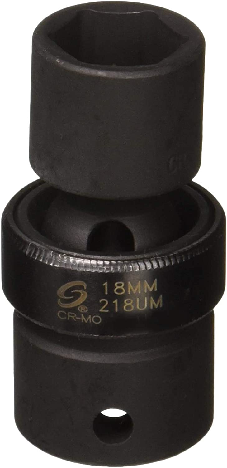 Sunex 218UM 1/2" Drive Universal 18mm Impact Socket