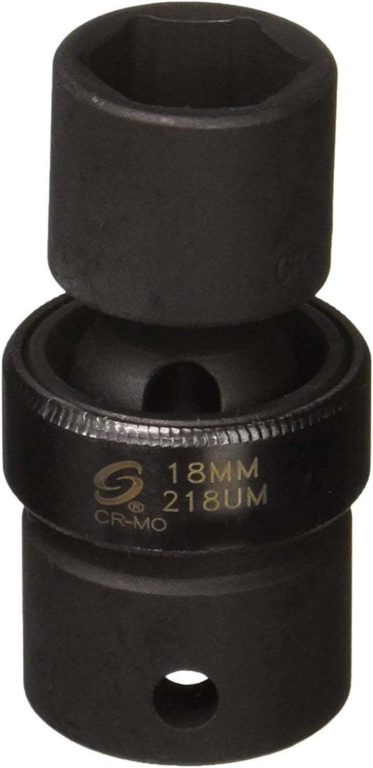 Sunex 218UM 1/2" Drive Universal 18mm Impact Socket