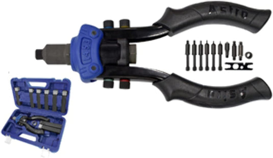 Astro Pneumatic Tool 1453 Combination Rivet Nut & Pop Rivet Setter Kit