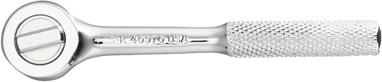 SK Hand Tools 40970 1/4" Dr. 4.5" Reversible 60 Tooth Ratchet