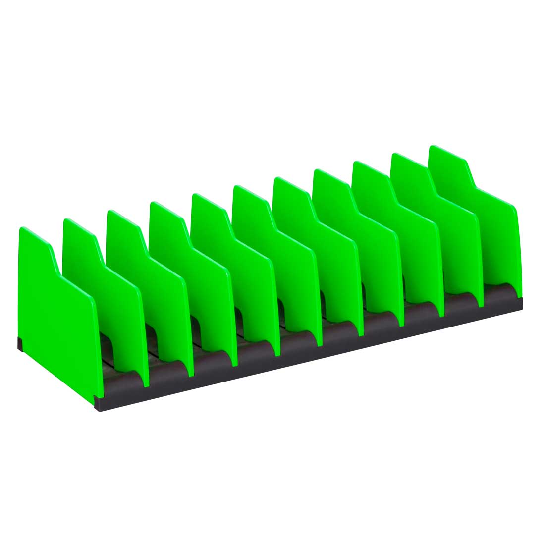 Ernst 5501 Plier Pro Tool Organizer - Green 10-Plier Rack For Toolbox