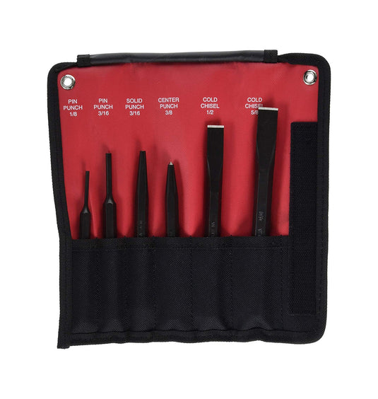 Mayhew 61005 6pc Pro Punch and Chisel Set