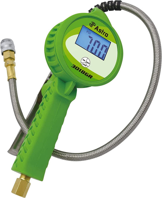 Astro Pneumatic 3018GR Digital Tire Gauge & Air Inflator - Green