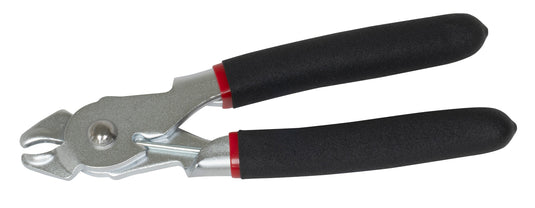 Lisle 61400 Straight Hog Ring Pliers with Spring Loaded Jaws