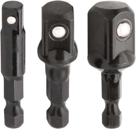 Titan 12061 3 pc. Impact Stubby Socket Adapter Set