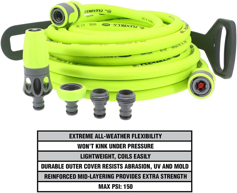 Load image into Gallery viewer, Flexzilla HFZG12050QN 1/2&quot; x 50&#39; Garden Hose Kit with Attachments
