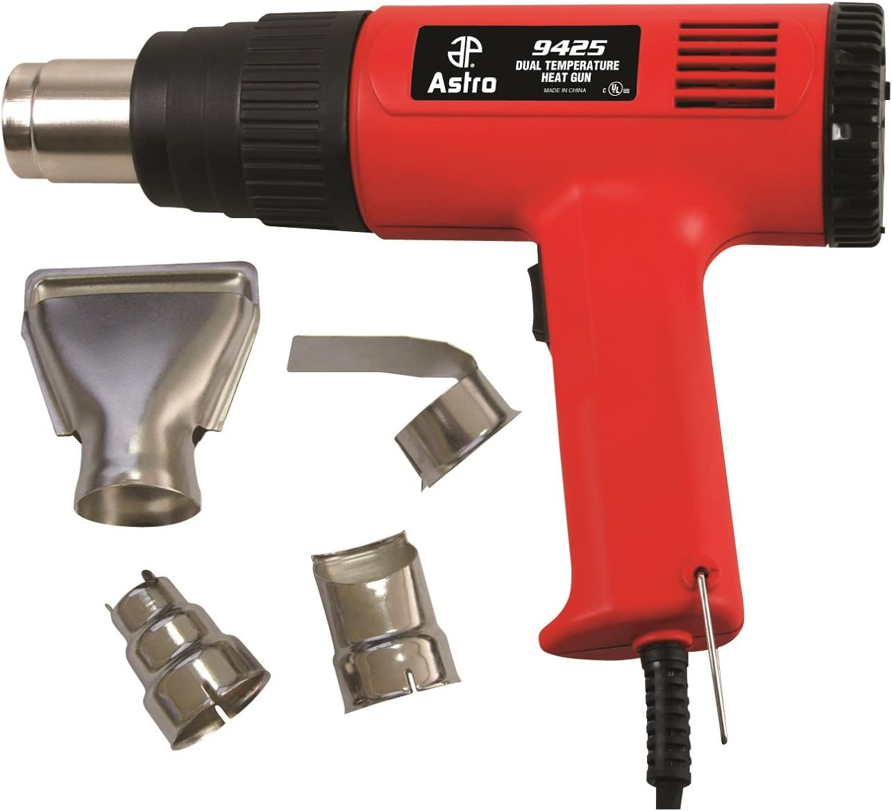 Astro Pneumatic 9425 Dual Temperature Automotive High Tempature Heat Gun Kit