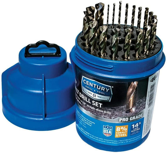 Century Drill & Tool 26216 1/4" Pro Grade Cobalt Drill Bit