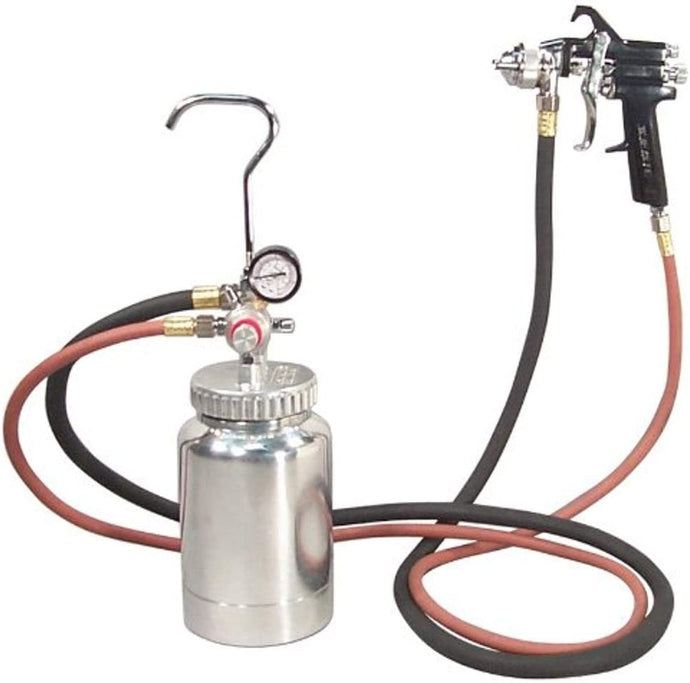 Astro Pneumatic 2PG7S 2 Qt Air Pressure Pot w/ Spray Gun, Hose, & 1.2mm Nozzle