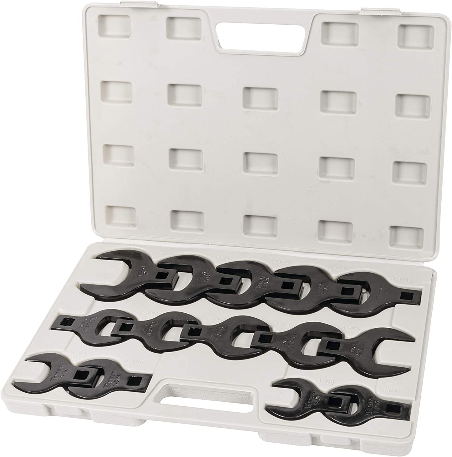 Titan 17299 14pc 1/2" Drive Metric Jumbo Crowsfoot Crowfoot Wrench Set