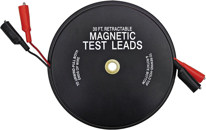 Lang 1138 2 Leads x 30ft Magnetic Retractable Test Leads