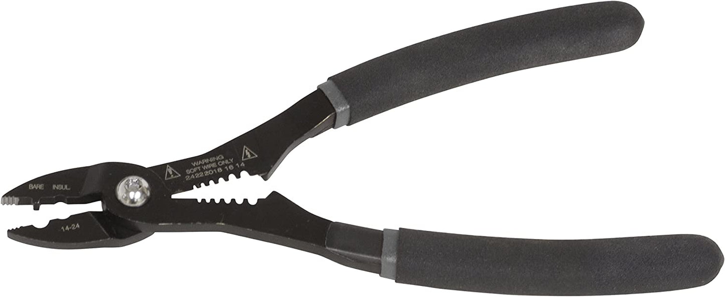 Lisle 68250 Compact Multi-Function Wire Stripper 14-24 Gauge