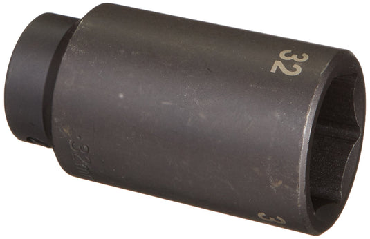 SK Hand Tools 34282 1/2" Dr. 32mm 6pt Deep Metric Impact Socket - USA MADE